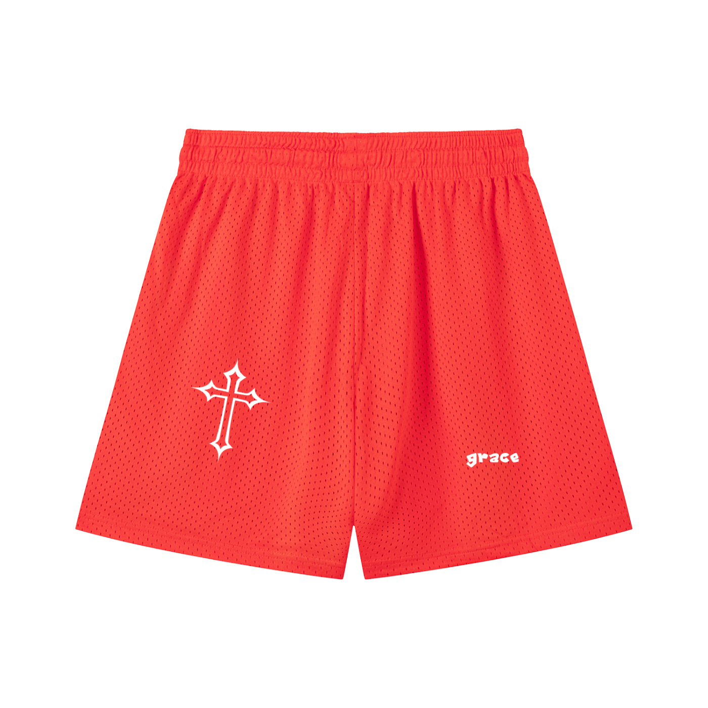 Mesh Drawstring Shorts