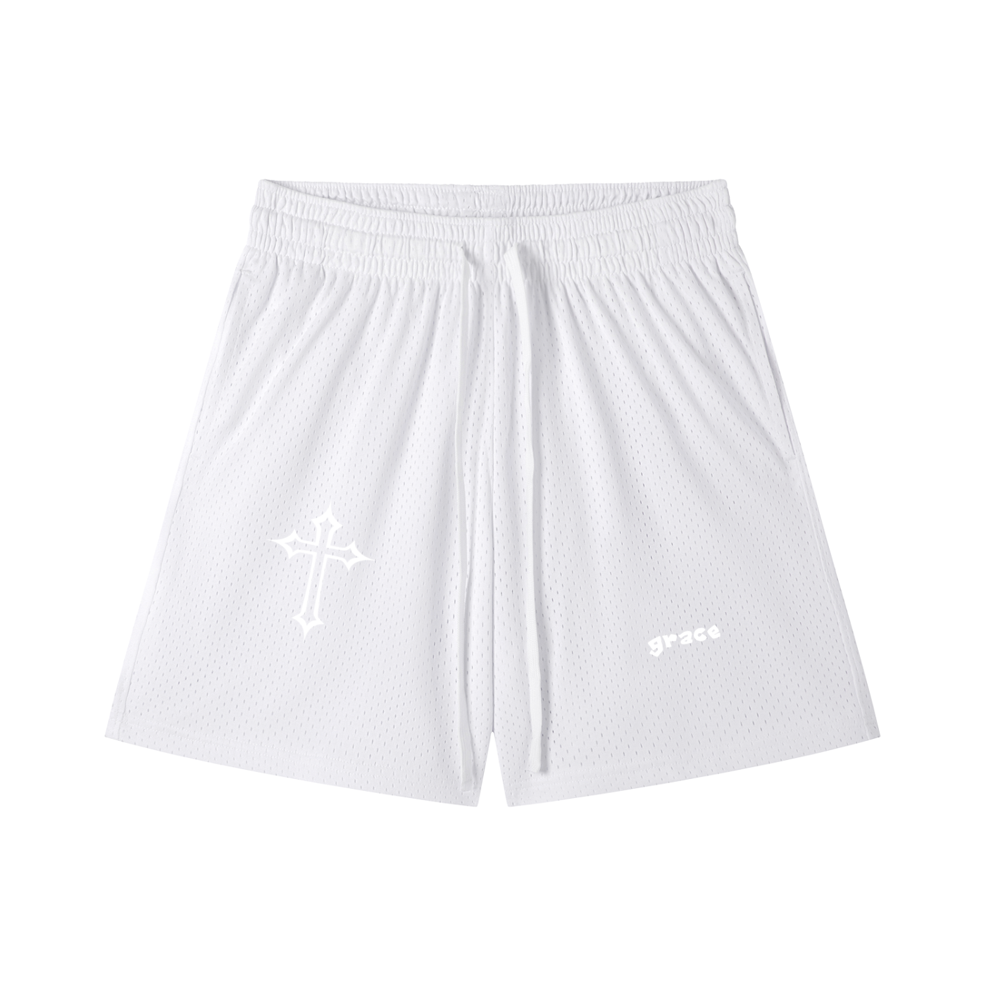 Mesh Drawstring Shorts