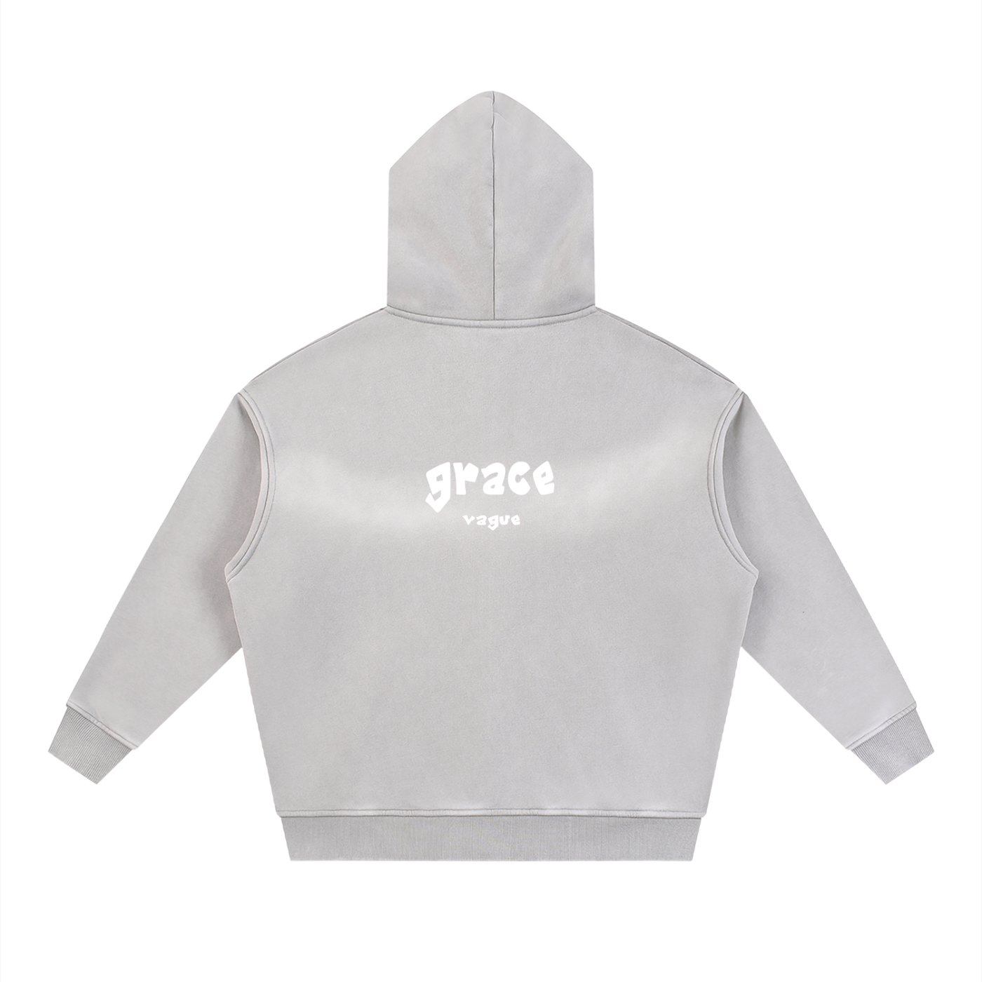 Sunfade Two-way Zipper Boxy Fleece Hoodie