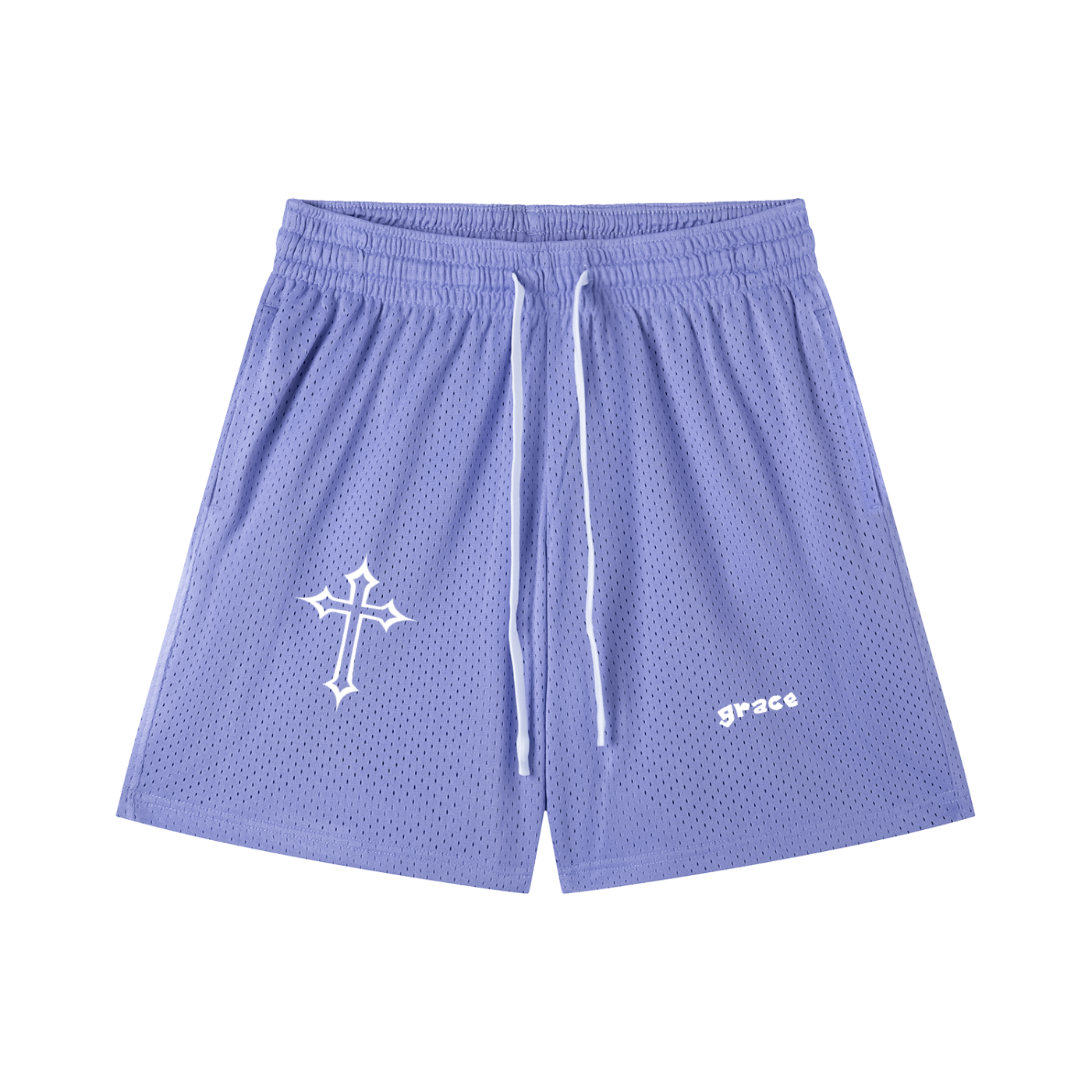 Mesh Drawstring Shorts