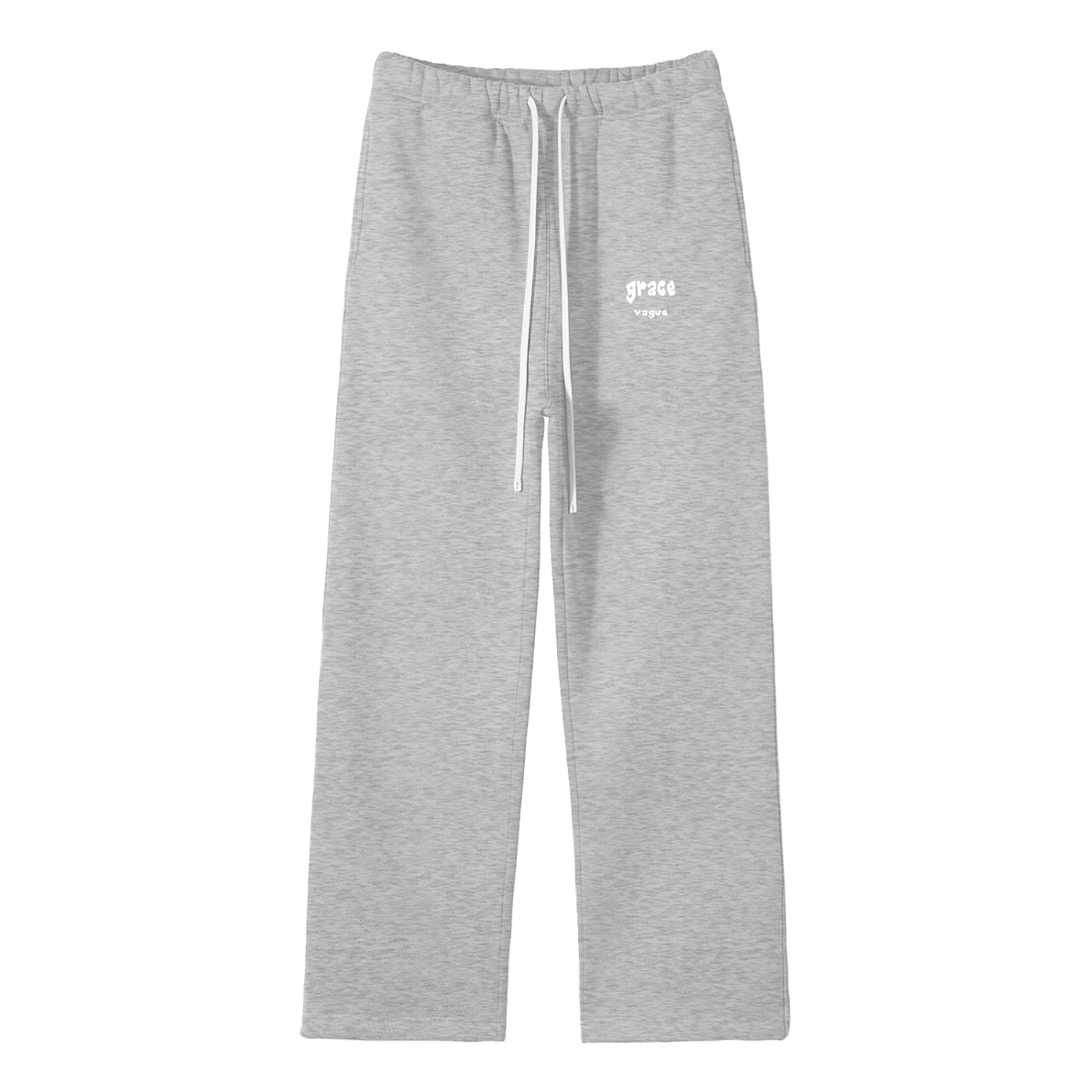 Unisex Solid Color Fleece Straight Leg Pants