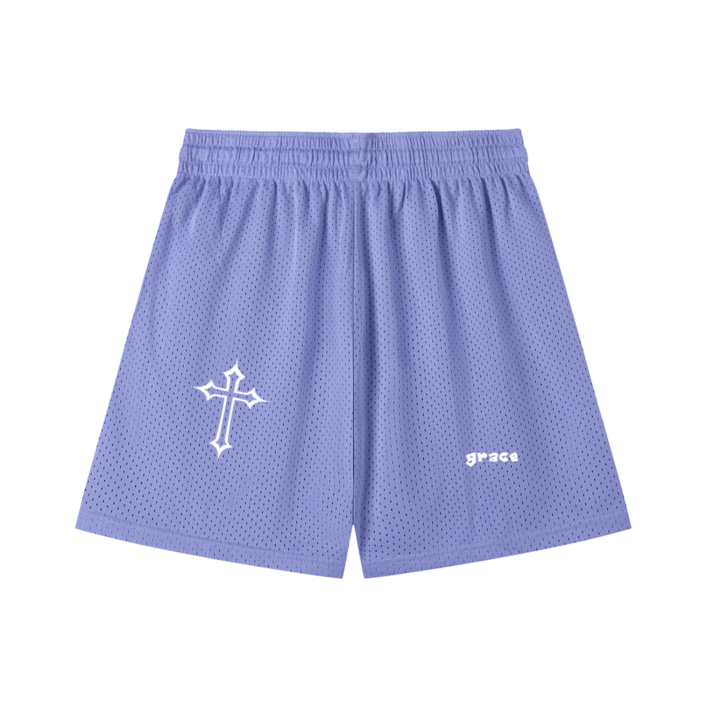Mesh Drawstring Shorts