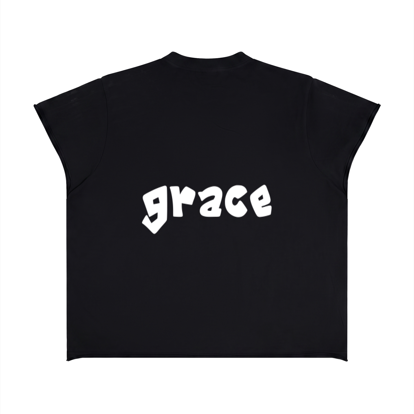 Unisex Boxy Raw Edge T-Shirt